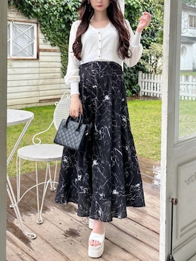 「アイテム（アンサンブル）」を使った、MIIAさん（レディース・152cm）の夏コーディネート