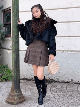 MIIAさん（レディース・152cm）の秋コーディネート