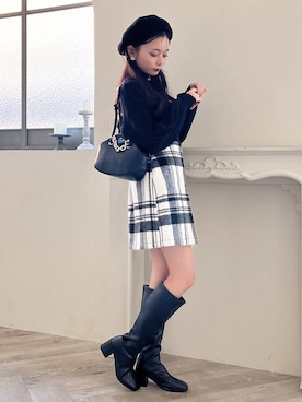 MIIAさん（レディース・152cm）の冬コーディネート