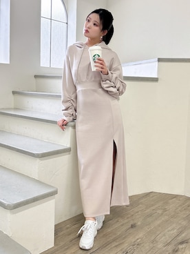 「ミーア」｜「アイテム（ワンピース/ドレス）」を使った、MIIAさん（レディース・152cm）の秋コーディネート