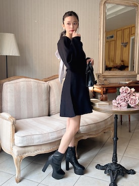 「ミーア」｜MIIAさん（レディース・152cm）の冬コーディネート