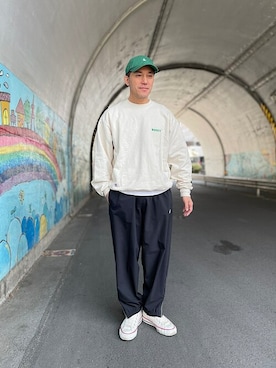 Penguin by Munsingwearさん（メンズ・168cm）の春コーディネート