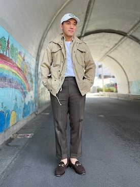 Penguin by Munsingwearさん(メンズ・168cm)の春コーディネート