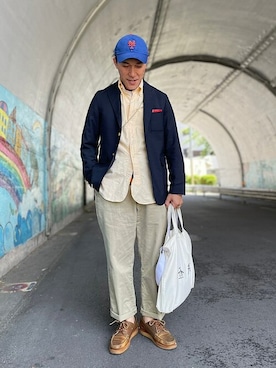 Penguin by Munsingwearさん（メンズ・168cm）の春コーディネート