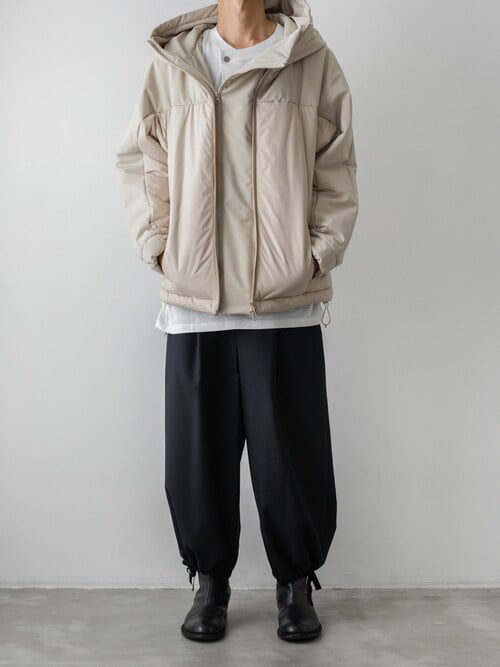 DOUBLE ZIP PADDED BLOUSON（ミリタリージャケット）｜ato（アトウ）の 