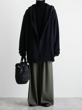 「ato（アトウ）のアイテム（その他パンツ）」を使った、ogasawaraさん（メンズ・174cm）の冬コーディネート