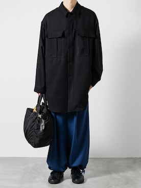 「冬コーデ、スニーカーコーデ」｜「アイテム（その他パンツ）」を使った、ogasawaraさん（メンズ・174cm）の冬コーディネート
