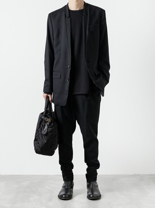 ato ノーカラーテーラードジャケット ATO ジャケット ノーカラージャケット CLASSIC WOOL NO-COLLAR