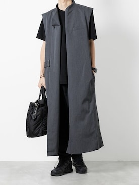 ogasawaraさんの「CLASSIC WOOL  SARROUEL PANTS」を使ったコーディネート
