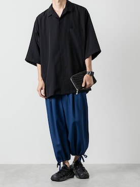 「ato（アトウ）のアイテム」を使った、ogasawaraさん（メンズ・174cm）の夏コーディネート