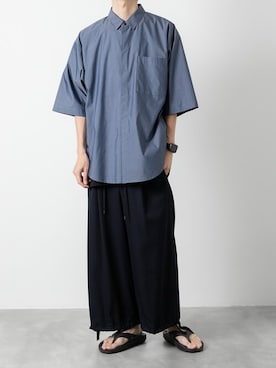 「ato（アトウ）のアイテム」を使った、ogasawaraさん（メンズ・174cm）の夏コーディネート