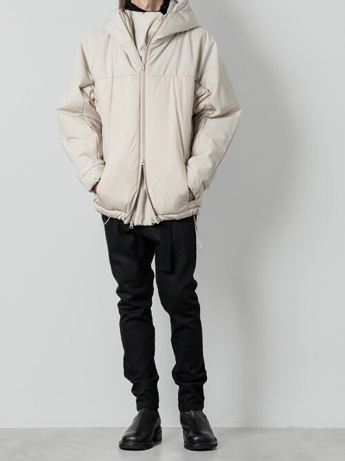 DOUBLE ZIP PADDED BLOUSON（ミリタリージャケット）｜ato（アトウ）の