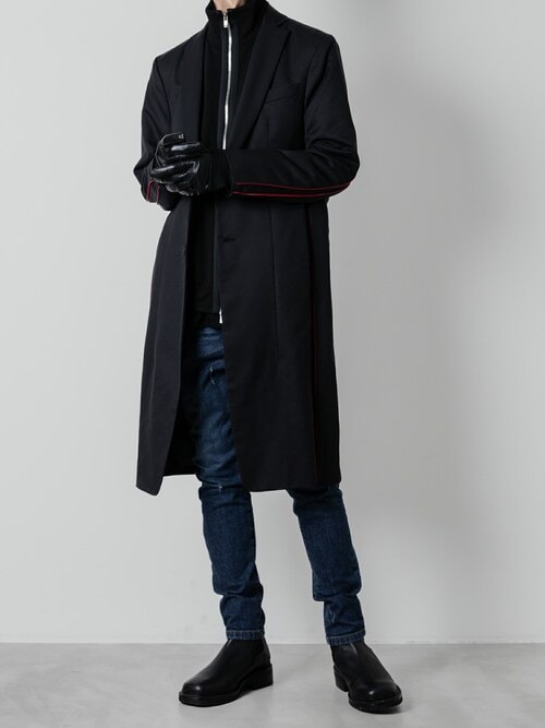 セール】CONCEAL ZIP COAT（チェスターコート）｜ato（アトウ）の