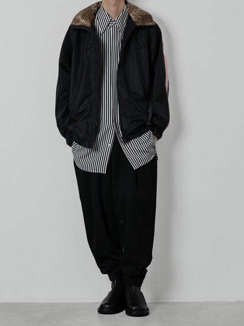 OVERSIZED Crepe de Chine STRIPE SHIRT（シャツ/ブラウス