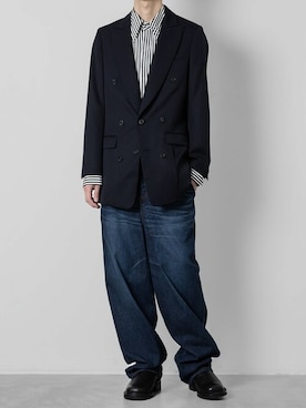 「ato（アトウ）のアイテム」を使った、ogasawaraさん（メンズ・174cm）の冬コーディネート