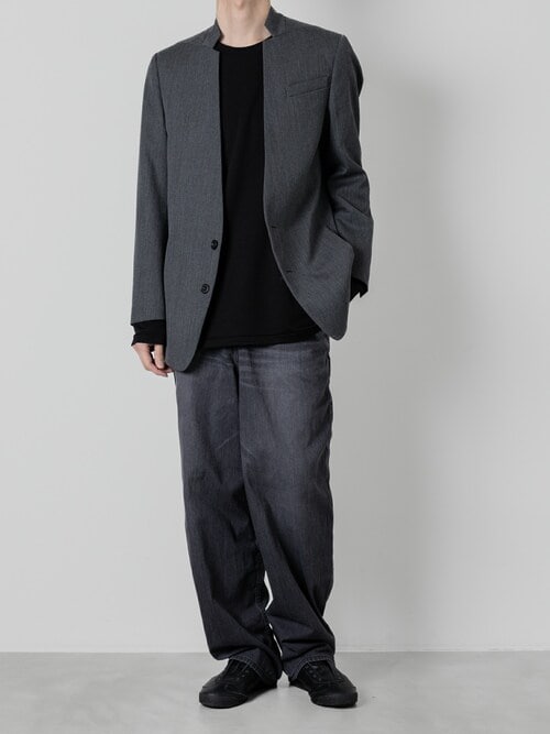 ato テーラードジャケット (アトウ) (ノーカラージャケット)「値下げ」 ATO ジャケット テーラードジャケット NEW CLASSIC JACKET