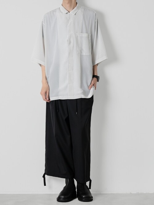 Polka dot pattern short sleeve shirt（シャツ/ブラウス）｜ato