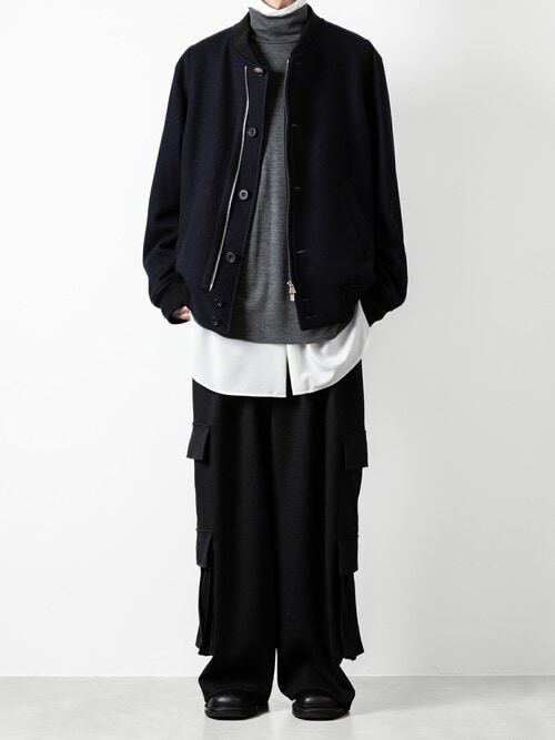 WOOL MELTON STADIUM JUMPER（スタジャン）｜ato（アトウ）の