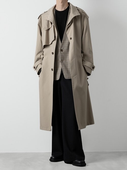 ジャケット・アウター DRAPE COAT ato DRAPE COAT/BLACK | ato AOYAMA