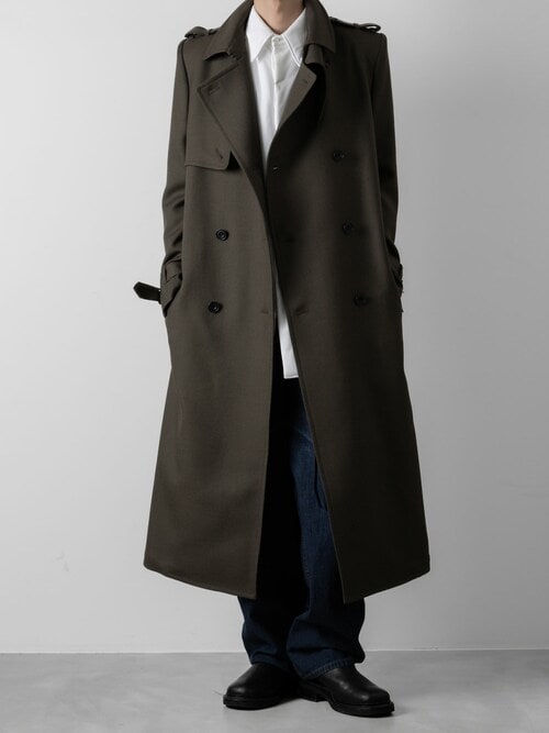 ATO（アトウ） トレンチコート コート WOOL TRENCH COAT メンズ