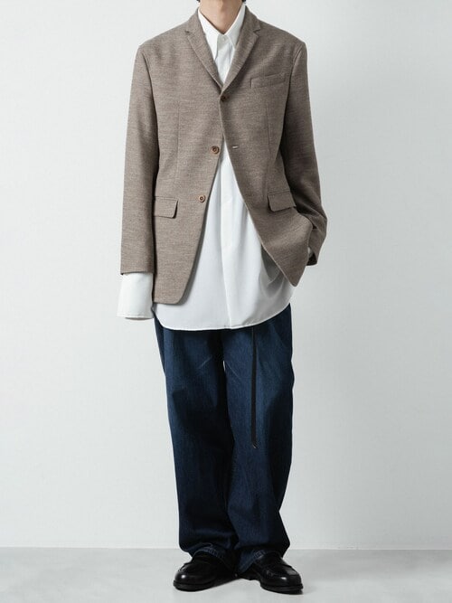 No.22 Washed Wide Denim Pants(30/32(MEN) Indigo/インディゴ