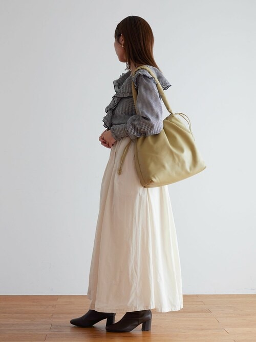 【SALE】パーフォレーション ドローストリング トートバッグ セール】Ptted draw strings tote bag / パデット ドロー