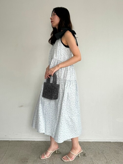 ナチュラル トート★ビーズ ミニ トート バッグ セール】Beads mini tote bag / ビーズ ミニ トート バッグ