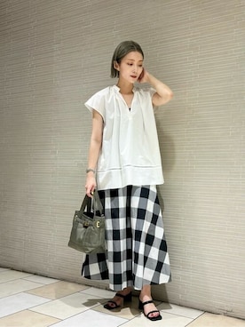 仲（naka）さん（レディース・163cm）の夏コーディネート