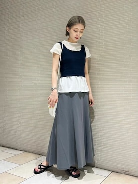 仲（naka）さん（レディース・163cm）の夏コーディネート