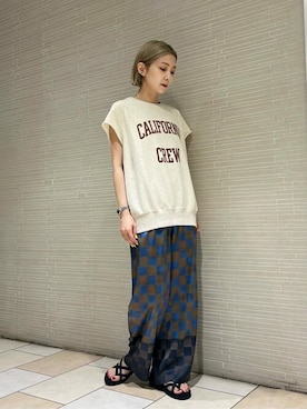 仲（naka）さん（レディース・163cm）の夏コーディネート