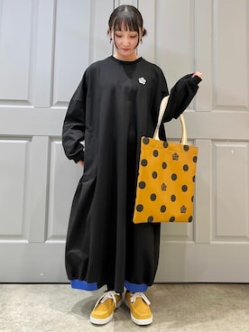 「FRAPBOIS PARK（フラボアパーク）のアイテム」を使った、utaさん（レディース・147cm）の冬コーディネート