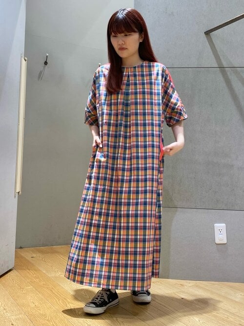 FRAPBOIS マドラスビュー ワンピース セール】マドラスビュー ワンピース（ワンピース）｜FRAPBOIS