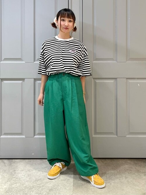 FRAPBOIS(フラボワ)/ワッフルーザー テーパードパンツ FRAPBOIS パンツ ワッフルーザー テーパードパンツ レディース