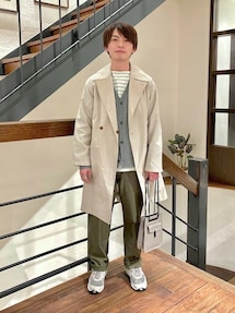 SHIPS 小松マテーレ ビンテージ加工 ナイロン アトリエコート SHIPS（シップス）の「SHIPS: 小松マテーレ ヴィンテージ加工