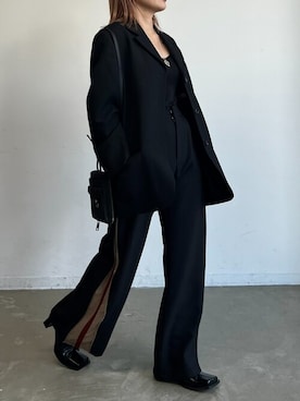 「casane（カサネ）のアイテム」を使った、CASANE/カサネさん（レディース・156cm）の秋コーディネート