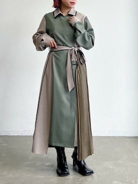 「casane（カサネ）のアイテム」を使った、CASANE/カサネさん（レディース・152cm）の冬コーディネート