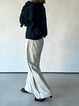 「casane（カサネ）のアイテム」を使った、CASANE/カサネさん（レディース・152cm）の冬コーディネート