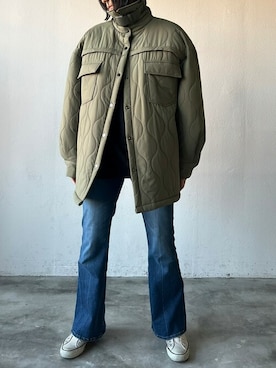 「casane（カサネ）のアイテム」を使った、CASANE/カサネさん（レディース・170cm）の冬コーディネート