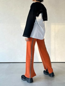 「casane（カサネ）のアイテム」を使った、CASANE/カサネさん（レディース・170cm）の冬コーディネート