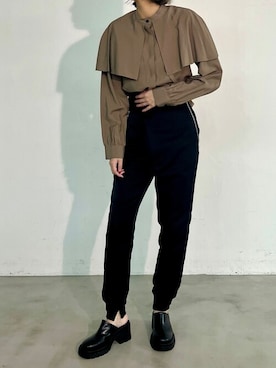 「casane（カサネ）のアイテム」を使った、CASANE/カサネさん（レディース・170cm）の冬コーディネート