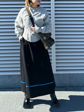 「casane（カサネ）のアイテム」を使った、CASANE/カサネさん（レディース・152cm）の冬コーディネート