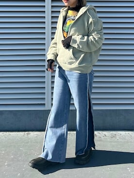 「casane（カサネ）のアイテム」を使った、CASANE/カサネさん（レディース・152cm）の冬コーディネート