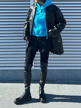 「casane（カサネ）のアイテム」を使った、CASANE/カサネさん（レディース・170cm）の冬コーディネート