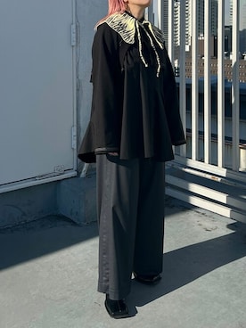 「casane（カサネ）のアイテム」を使った、CASANE/カサネさん（レディース・156cm）の冬コーディネート