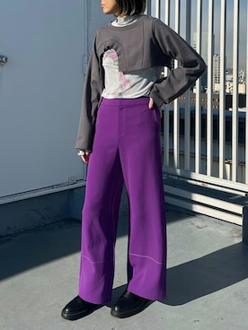 「アイテム（その他トップス）」を使った、CASANE/カサネさん（レディース・170cm）の冬コーディネート