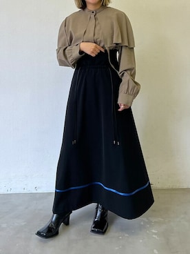 「casane（カサネ）のアイテム」を使った、CASANE/カサネさん（レディース・152cm）の春コーディネート