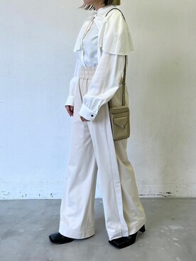 「casane（カサネ）のアイテム」を使った、CASANE/カサネさん（レディース・152cm）の春コーディネート