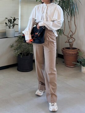 「casane（カサネ）のアイテム」を使った、CASANE/カサネさん（レディース・152cm）の春コーディネート