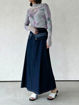 「アイテム（その他トップス）」を使った、CASANE/カサネさん（レディース・170cm）の春コーディネート