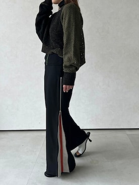 「casane（カサネ）のアイテム」を使った、CASANE/カサネさん（レディース・156cm）の春コーディネート